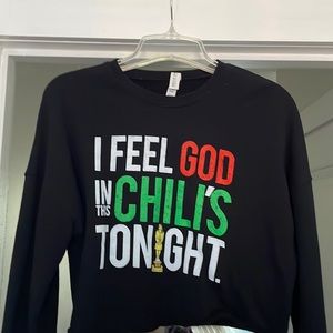The Office - I feel god in this Chili’s Tonight - crop sweatshirt